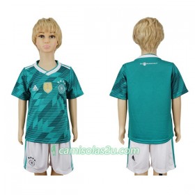 Camisolas de Futebol Alemanha Criança Equipamento Alternativa Copa do Mundo 2018 Manga Curta